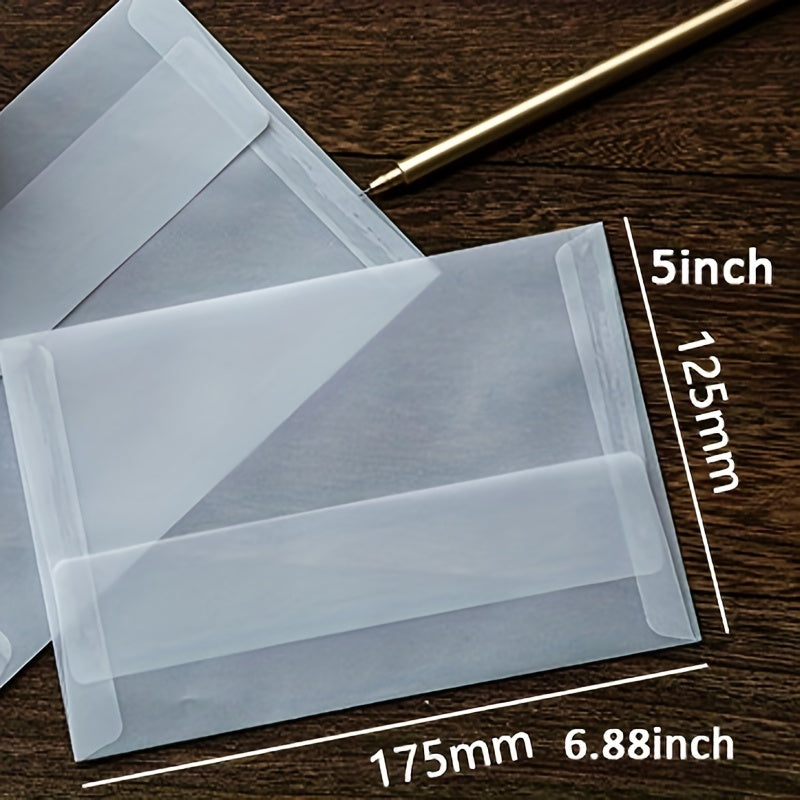 20pcs Glassine Paper Envelopes for Photos and Invitations