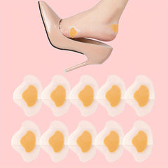 10pcs/20pcs Heel Stickers Self-adhesive Invisible Shoes Feetz Anti-wear Stickers