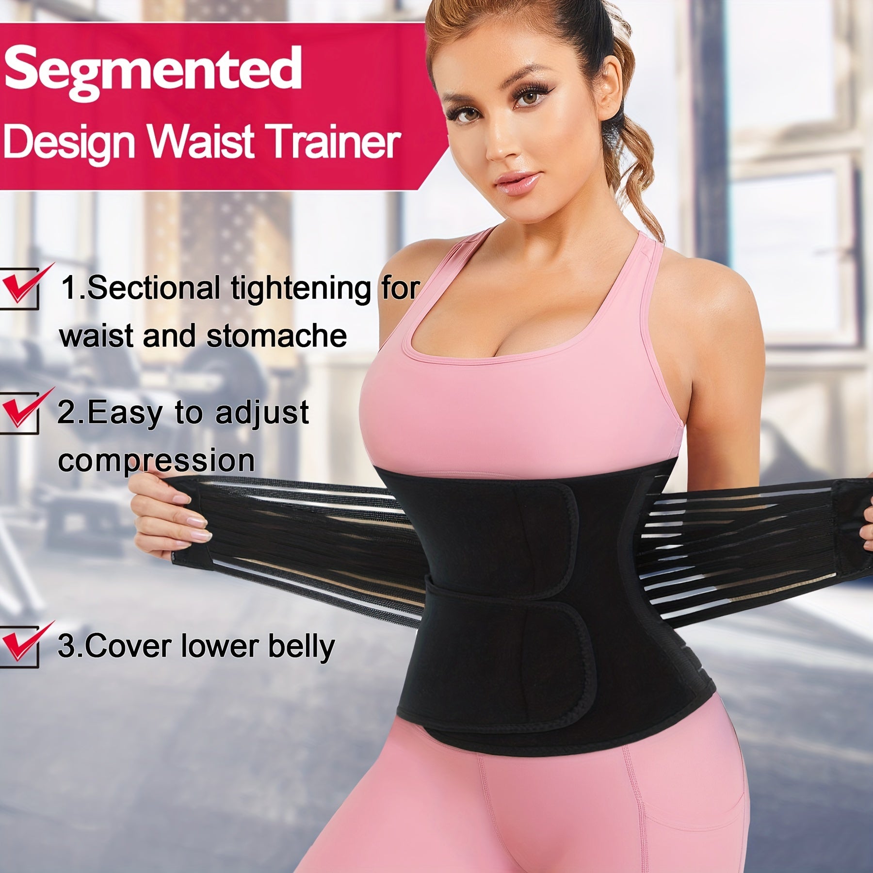 Waist Trainer Trimmer Belt Tummy Control Wrap Cincher