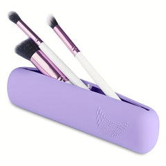 Travel Makeup Brush Holder Portable Silicone Makeup Brush Case