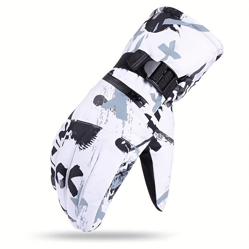 Unisex Waterproof Winter Ski Gloves for Snowboarding