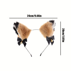 Plush Cat Ears Headband Anime Cosplay Hair Hoop