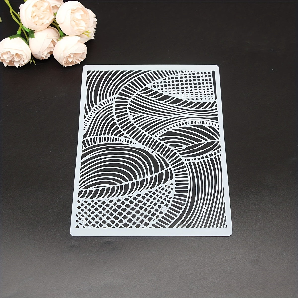1pc Striped DIY Painting Template