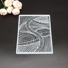 1pc Striped DIY Painting Template