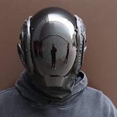 Cyberpunk Mask Cosplay Halloween Mechanical Real life Field Props