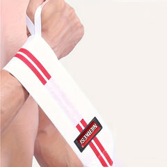 High Density Knitted Stripes Wrist Guard Wrist Wraps For Fitness