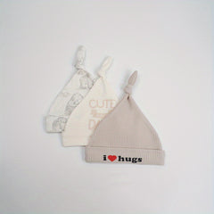 3pcs Tweeter Hat for Infants 0-6 Months
