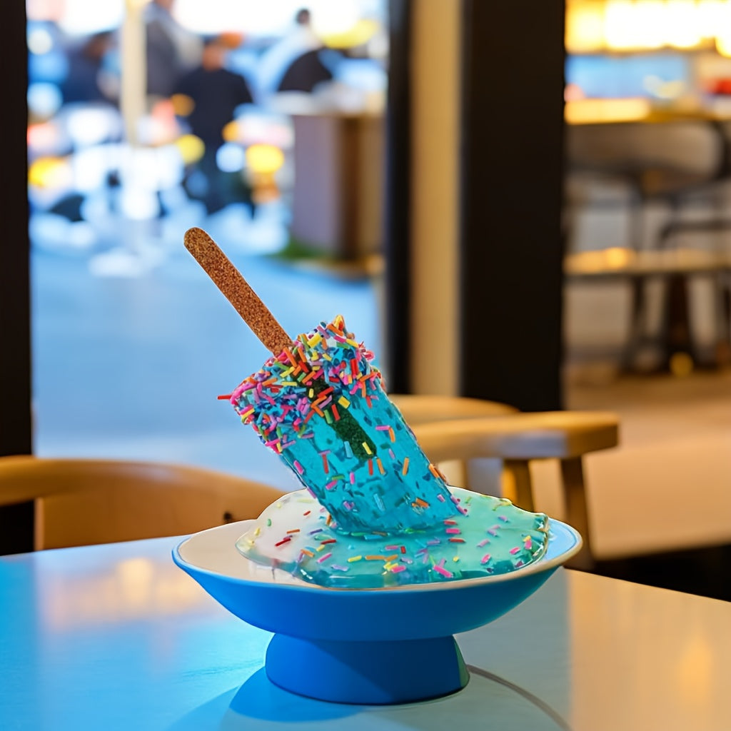 Melting Ice Cream Bar Resin Craft Gift Desktop Decoration