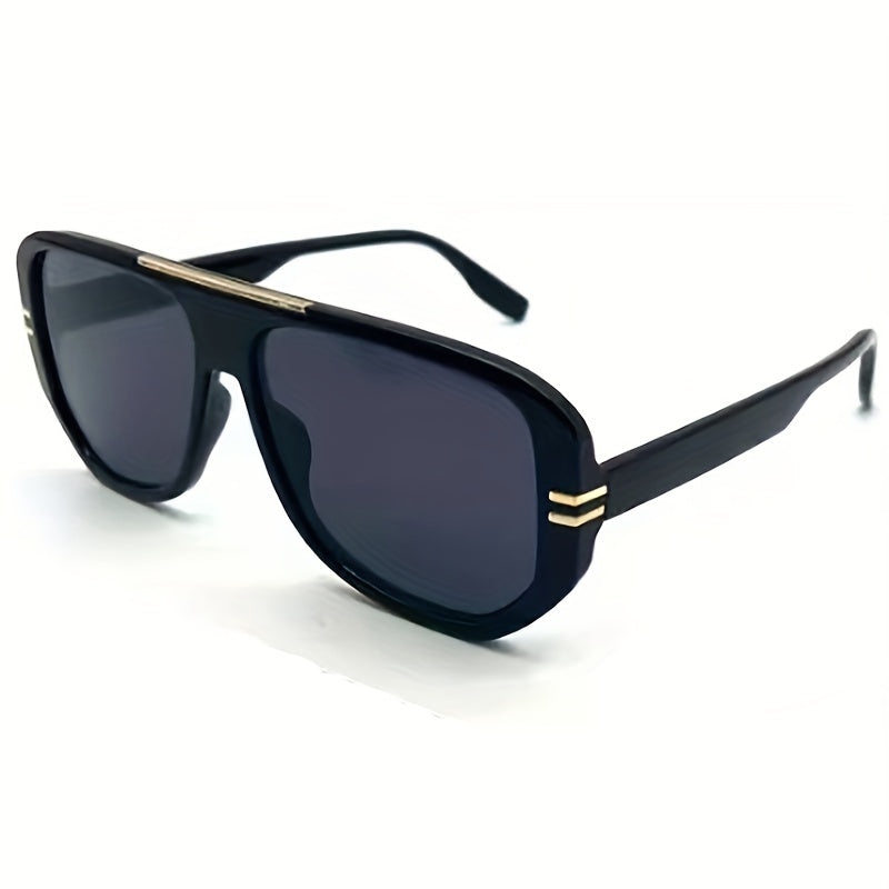 Men's Vintage Copper Electroplated Sunglasses with UV400 Protection
