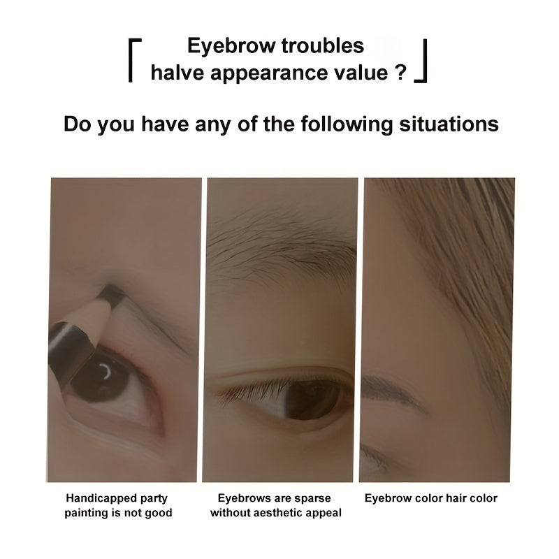 3 Colors Eyebrow Powder Palette Smudge Proof Long Lasting Holding