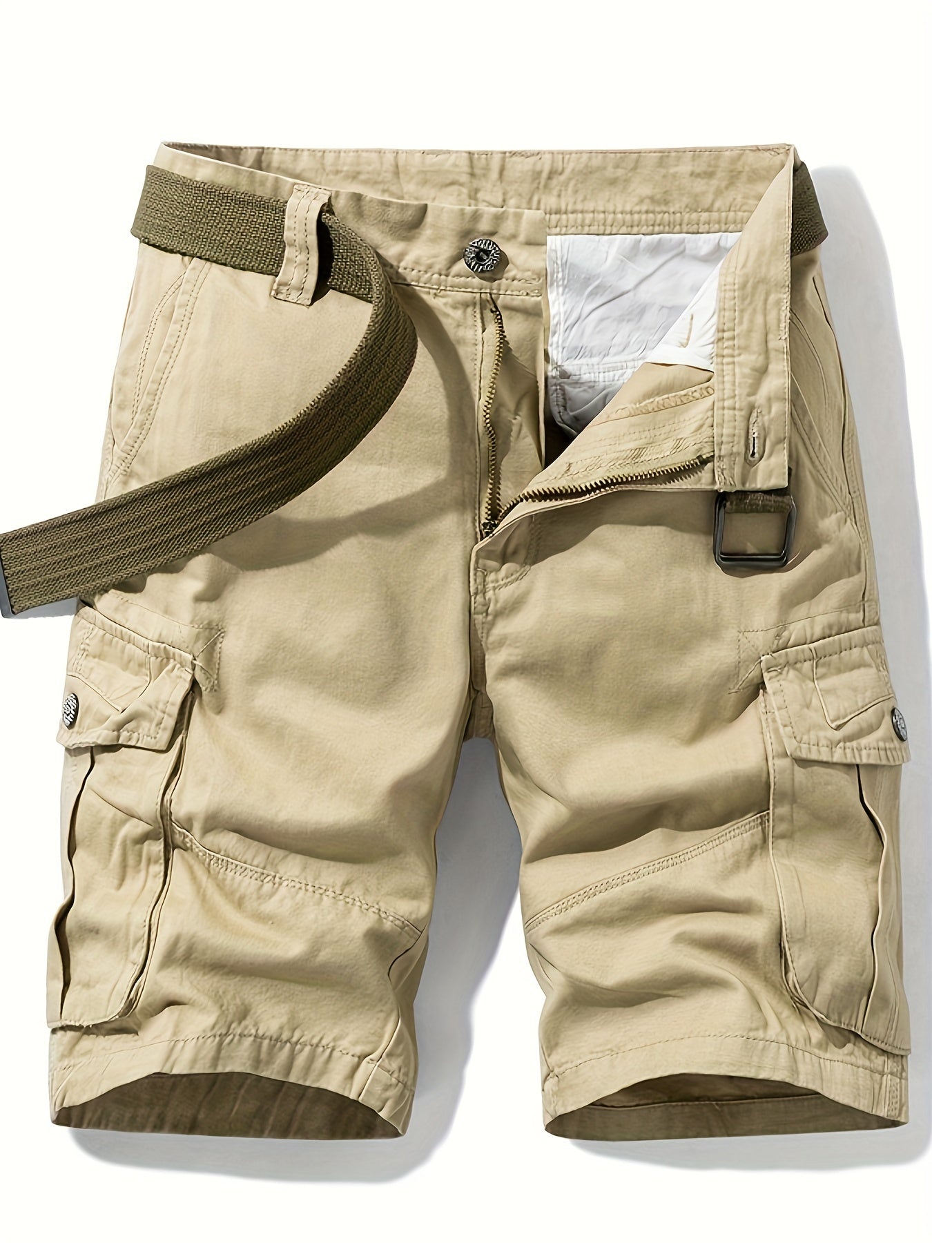 Classic Cargo Cotton Shorts Men's Casual Pocket Shorts For Summer