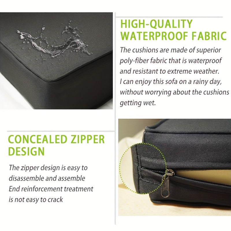 Waterproof Outdoor Cushion Set for Terrace Furniture 60-96cm