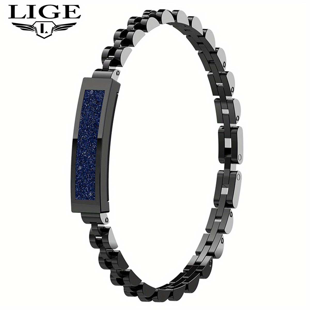 LIGE Smart Bracelet Square Watch Step Counting Alarm Clock Remote Camera
