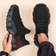 Men's Lightweight Knit Sports Sneakers Non Slip Running Shoes