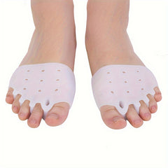 2pcs Silicone Forefoot Pads Toe Separator Massage Forefoot Pad