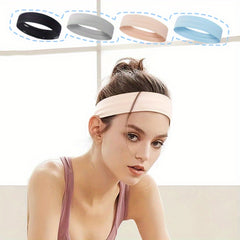 3PCS Sports Sweat Wristband & Headband Set Unisex