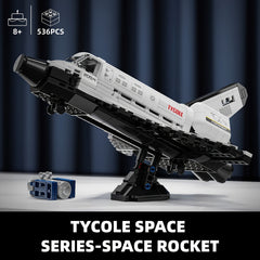 TYCOLE Space Shuttle Building Blocks Set Educational Toy ABS Plastic Desk