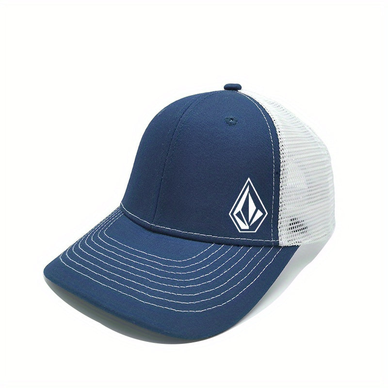 Adjustable Sunshade Baseball Cap Multicolor Print Outdoor Sport