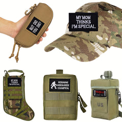 20pcs Random Funny Morale Patches Embroidery Patch Set for Caps Bags Backpacks