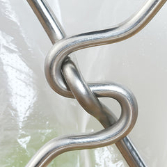 Stainless Steel Garbage Rack for Countertop Bathroom Bedroom Organization