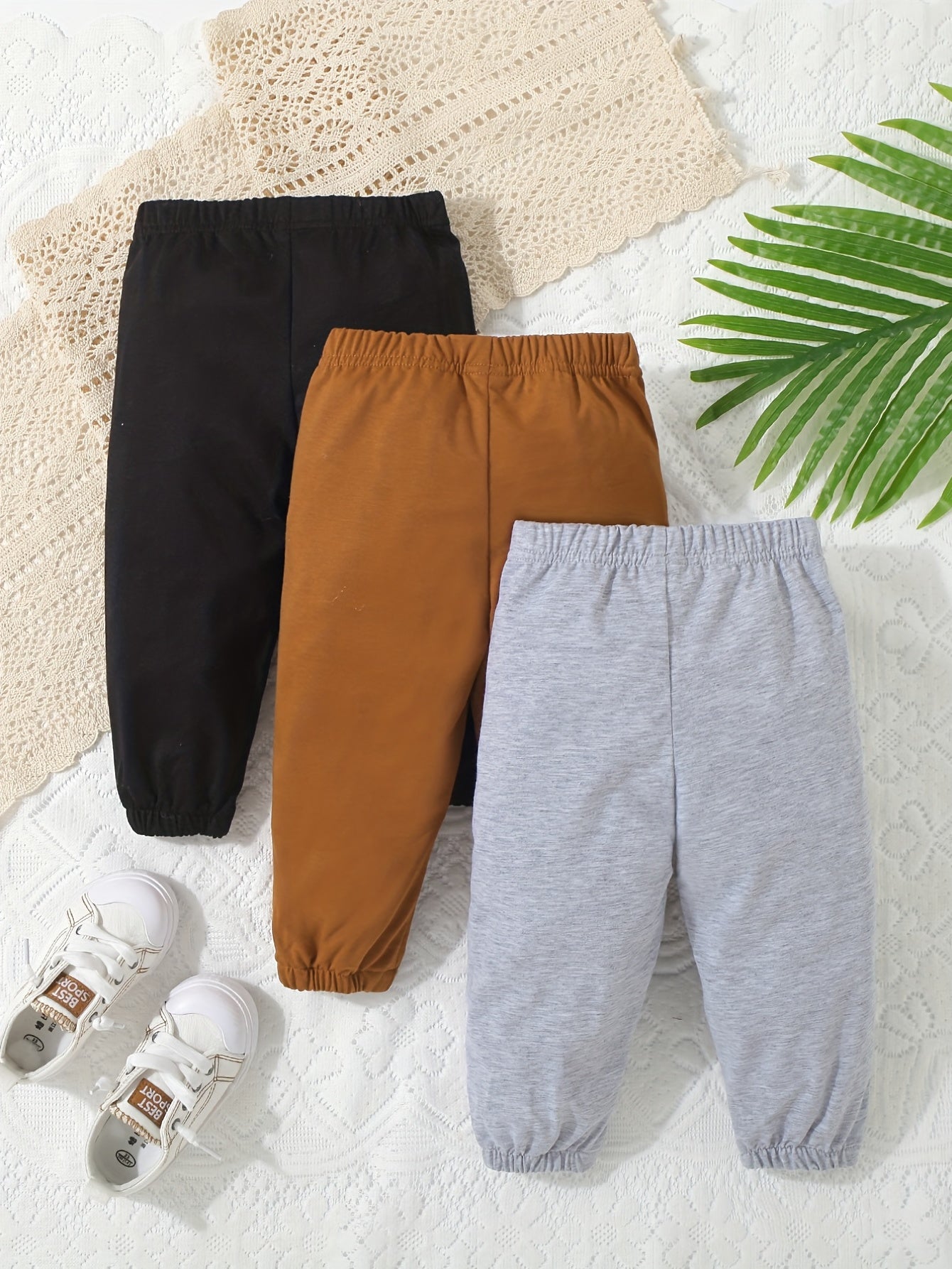 Boys Multicolor Pants Set Comfy Casual Trousers Outfit