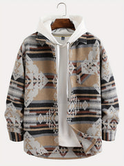Ethnic Style Men's Long Sleeve Shirt For Autumn