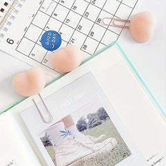 Creative PVC Soft Decompression Paper Clip