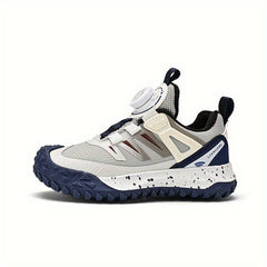 Boys' Basketball Shoes with Rotating Buckle - Non Slip Sneakers for Kids