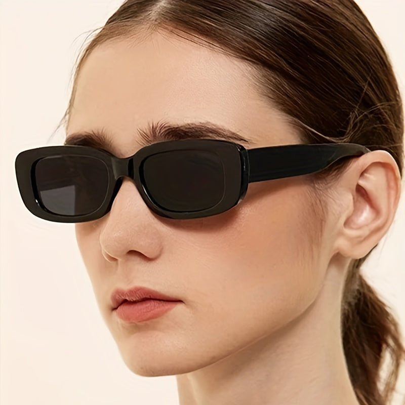 Square Frame Sunglasses Punk Polarized Glasses UV400