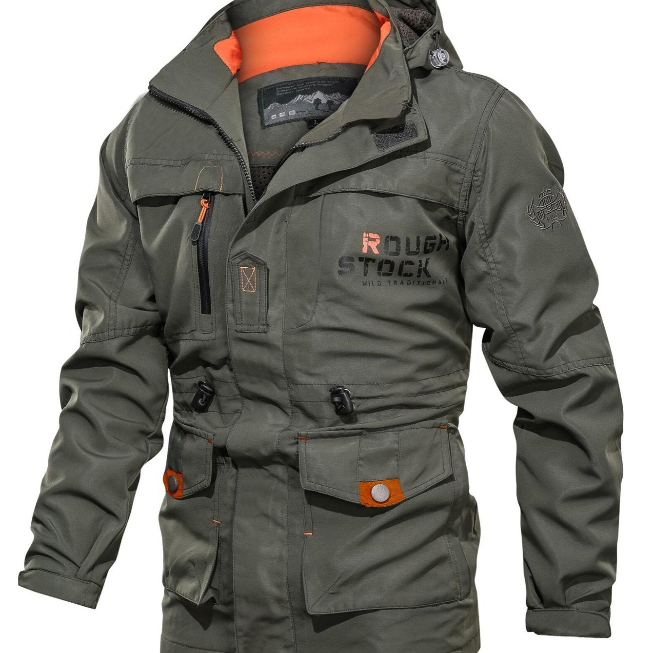Men's Waterproof Hooded Coat for Outdoors