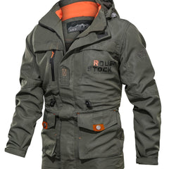 Men's Waterproof Hooded Coat for Outdoors