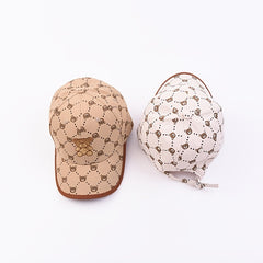 Kids Baseball Cap Bear Embroidered Sun Protection Sunshade Hat