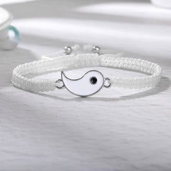 2Pcs Yin Yang Friendship Bracelets Set for BFFs