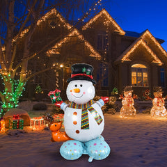 Christmas Gift Snowman Balloon Decoration
