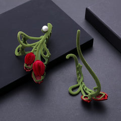 Velvet Tulip Faux Pearl Hair Claw Clip Strong Hold Grip Hair Jaw Clip