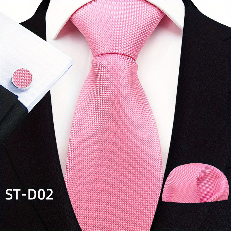 Men's Paisley Tie Set w/ Pocket Towel & Cufflinks