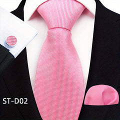 Men's Paisley Tie Set w/ Pocket Towel & Cufflinks