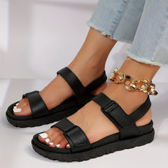 Women's Platform Sandals Hook And Loop Fastener Sports Sandals