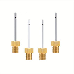4pcs Brass Inflating Needles Heavy Duty Air Pump Needles for Balls