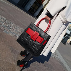 Mother's Gift Leather Women's Tote Bag Mature Mom Bag