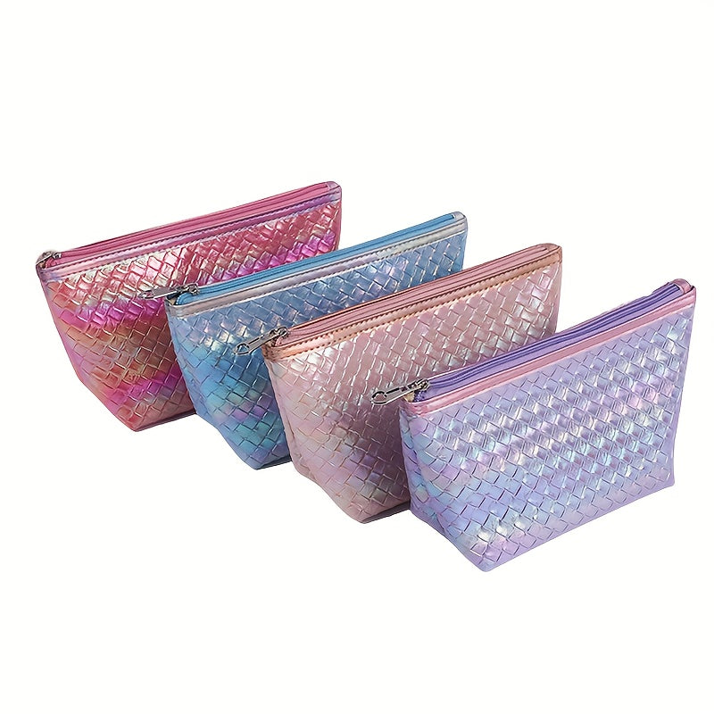 Zipper Cosmetic Bag Makeup Toiletries Bag For Women And Girls