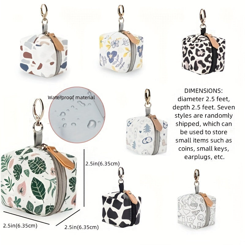 Waterproof Diaper Bag with Random Zero Wallet & Keychain