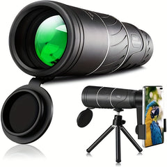 High Power Monocular Telescope for Smartphone Photo Taking