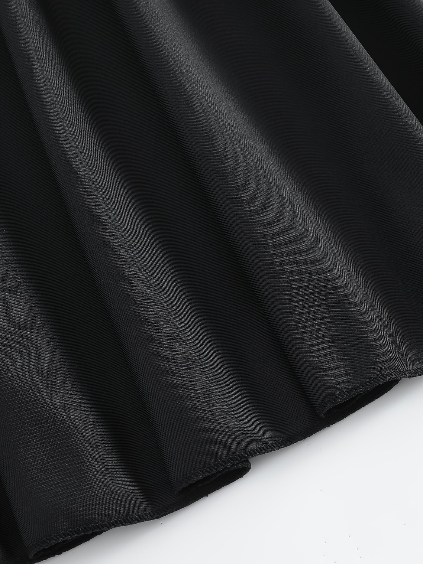 High Waist Pleated Beachwear Skirt