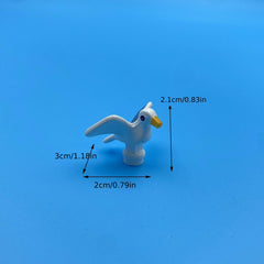 Animal Series Bird Figurines Seagulls Doves Sparrows Swallows DIY Scene Building