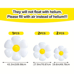 5pcs Daisy Sunflower Balloons Party Wedding Decoration