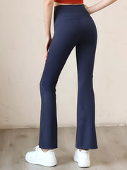 High Waist Flare Leg Yoga Pants Activewear