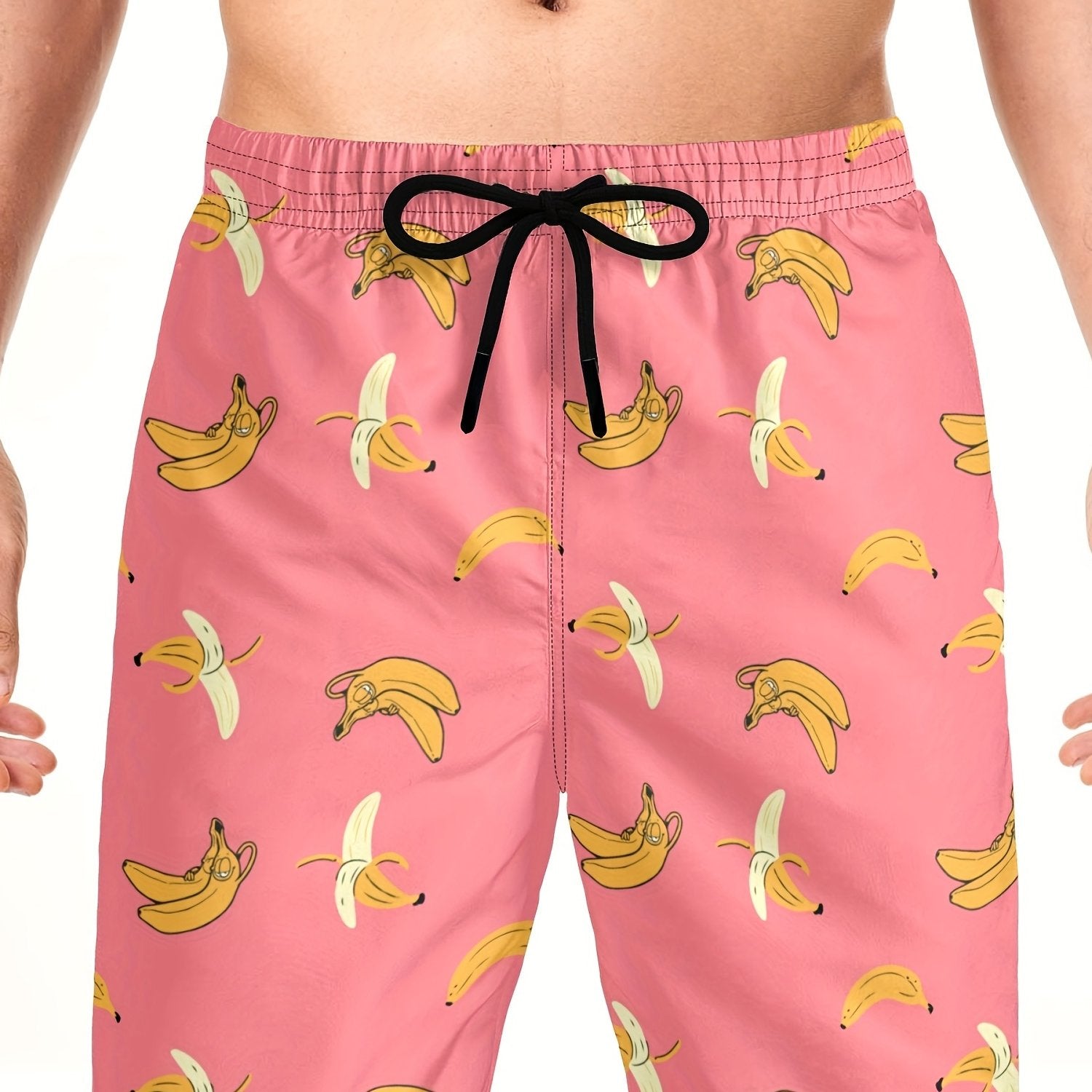 Bananas Drawstring Swim Trunk Men's Board Shorts