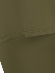 Women's Casual Outfit Set: One Shoulder Top & Leggings
