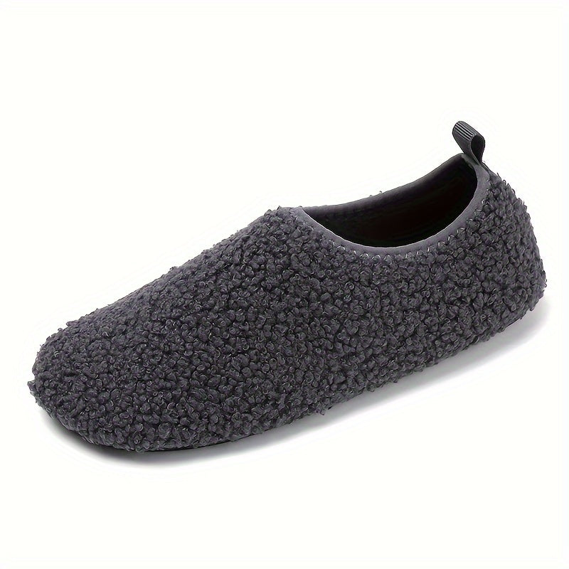 Women's Soft Slip-on Non-slip Walking Shoes Outdoor Flat Warm Shoes